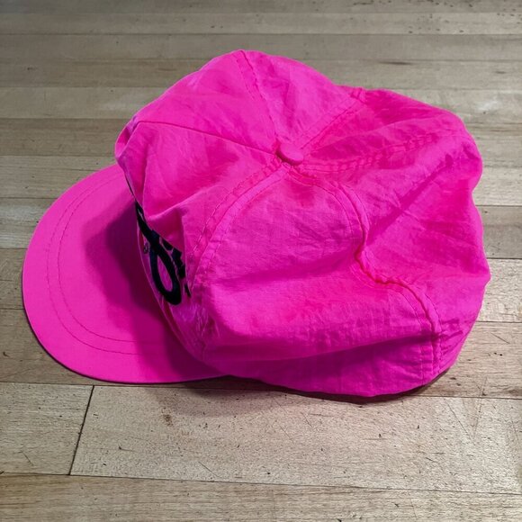 Pepsi Cola Mens Vintage Nylon 90s Snapback Hip Hop Cap Hat OS Pink Hot SP EXC - Picture 4 of 9